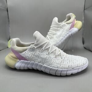 Nike Free RN 5.0 Shoes Womens Size 9.5 White Running Sneakers CZ1891-100